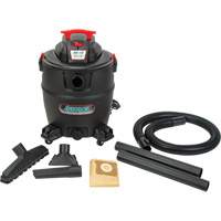 Aspirateur, Secs-humides, 6 CV, 16 gal. US (60,6 litres) Fastek