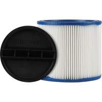 Filtre pour aspirateur pour d&eacute;bris secs/humides CleanStream Gore, Cartouche/Hepa, Pour 5 gal. US Fastek