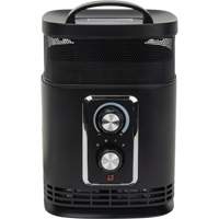 360 Degree Surround Portable Heater, Ceramic, Electric, 5200 BTU/H EB480 | Fastek