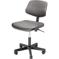 Ergonomic Seating, Polyurethane, Black, 250 lbs. Capacity Fastek