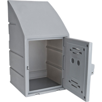 Locker, 15" x 15" x 31", Grey, Assembled Fastek