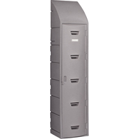 Locker, 15" x 18" x 73", Grey, Assembled FC695 | Fastek