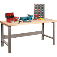 Pre-Designed Workbench, Top & Legs Only, 2500 lbs. Cap., 72" W x 30" D, 34" H Fastek
