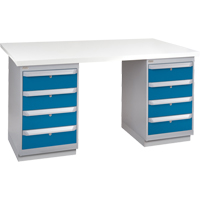 Pre-Designed Workbench, 72" W x 30" D x 34" H, 2500 lbs. Capacity Fastek