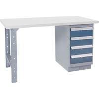 Workbench, 72" W x 30" D x 34" H, 2500 lbs. Capacity Fastek