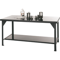 Shop Tables, Steel Surface, 48" W x 30" D x 34" H Fastek