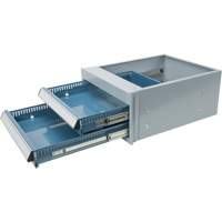 Double-Drawer Workbench, Steel, 18" W x 21" D x 9" H Fastek