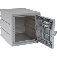 Locker, 12" x 15" x 12", Grey, Assembled Fastek