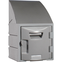 Locker, 12" x 15" x 25", Grey, Assembled Fastek