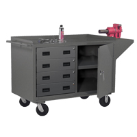 Mobile Bench Cabinet, Steel Surface FI860 | Fastek