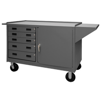 Mobile Bench Cabinet, Steel Surface FI861 | Fastek