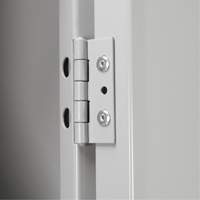 Petits casiers Clean Line, 6 niveaux, Bloc de 4, 48" x 18" x 76", Acier, Gris, Rivet (assembl&eacute;) Fastek