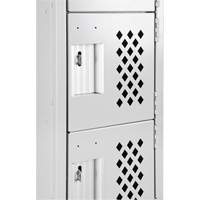 Assembled Clean Line™ Perforated Economy Lockers FL356 | Fastek