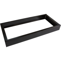 Base encastr&eacute;e pour casiers robustes enti&egrave;rement soud&eacute;e Concorde, 3 Blocs, 4" lo x 36" la x 17" p, Noir, Acier Fastek