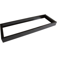 Base encastr&eacute;e pour casiers robustes enti&egrave;rement soud&eacute;e Concorde, 4 Blocs, 4" lo x 48" la x 17" p, Noir, Acier Fastek