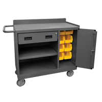 Mobile Bench Cabinet, Steel Surface FL636 | Fastek