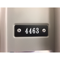 Locker Plate Numbers FL639 | Fastek