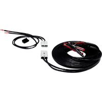 Heavy-Duty Fully Insulated Clamps with Side Terminal Adapters, 4 AWG, 500 A, 25' Cable Fastek