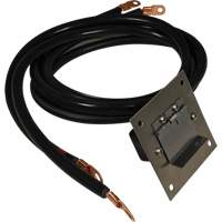 Plug-In Polarized Stainless Steel Socket Panel, 4 AWG, 5' Cable Fastek