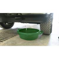 Green Oval Drain Pan Fastek