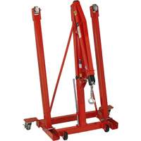 Folding Engine Crane, 2500 lbs. (1.25 tons) Capacity Fastek