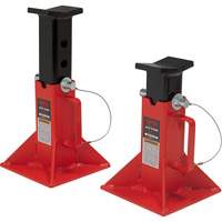 Jack Stands, Locking Pin, 5 tons Capacity, 9-1/2" - 15-3/4" H Fastek