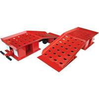Pair of Truck Ramps, 20000 lbs. Capacity, 48-1/4" L, 12-5/8" W, 9" H Fastek