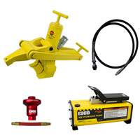 Trousse de d&eacute;monte-talons Combi avec pompe &agrave; air hydraulique de 1/2 gal Fastek