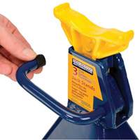 Jack Stand, Locking Handle/Ratchet, 3 tons Capacity, 19" H Fastek