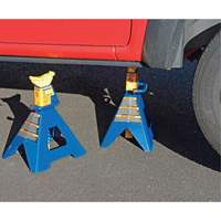 Jack Stand, Locking Handle/Ratchet, 6 tons Capacity, 25-1/4" H Fastek