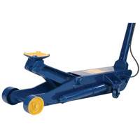 Long Chassis Service Jack, 10 Ton(s) Capacity, 6-3/4" Lowered, 25-1/2" Raised, Air Hydraulic Fastek