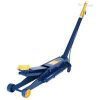 Long Chassis Service Jack, 4 Ton(s) Capacity, 5" Lowered, 25-3/4" Raised, Air Hydraulic Fastek