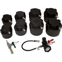 10-Piece HD Turbo Air System Test Kit with Smoke Adapter Fastek