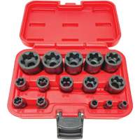 EP "Star" Plus Socket Set, 15 Pieces, 1/4"/3/8"/1/2" Drive Size Fastek