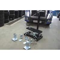 Cric de service de plancher, 14 tonne(s) Capacit&eacute;, 8-1/4" Abaiss&eacute;e, 20" &eacute;lev&eacute;e, Air comprim&eacute;/hydraulique Fastek