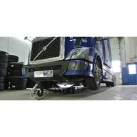 Cric de service de plancher, 14 tonne(s) Capacit&eacute;, 8-1/4" Abaiss&eacute;e, 20" &eacute;lev&eacute;e, Air comprim&eacute;/hydraulique Fastek