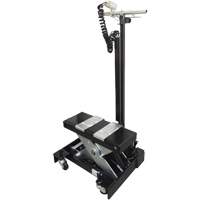 Cric de service de plancher &agrave; profil bas, 12 tonne(s) Capacit&eacute;, 7-1/2" Abaiss&eacute;e, 15" &eacute;lev&eacute;e, Air comprim&eacute;/hydraulique Fastek