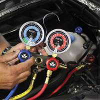 R1234Yf 2-Way Piston Valve Manifold Gauge Set Fastek