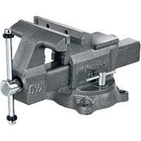 K65 Professional Workshop Vise, 6-1/2" Jaw Width, 3-7/8" Throat Depth, Swivel Base Fastek