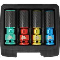 Jeu de douilles pour &eacute;crous de roue avec manchons en fibre de carbone Fastek