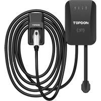 Chargeur r&eacute;sidentiel PulseQ AC pour VE avec mode identification par radiofr&eacute;quence (RFID), 40 A, Niveau 2 CA, Connecteur Type 1 (SAE J1772) Fastek