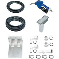 Pompe de transfert de fluide d'&eacute;chappement diesel (DEF) 115 V CA avec support pour cuve GRV et pistolet Fastek