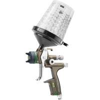 Pistolet de peinture de premi&egrave;re qualit&eacute; pour peinture automobile avec psi num&eacute;rique X5500 HVLP 1,2 I RPS D, Entr&eacute;e d'air 1/4" NPT, 15,19 pi³/min, Capacit&eacute; 0,6 L/0,9 L, 0,17 psi Fastek