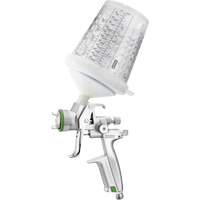 Pistolet de peinture de premi&egrave;re qualit&eacute; 4400?B HVLP?1,0 SR avec godet RPS 0,3?L, pour les retouches de finitions automobiles, Entr&eacute;e d'air 1/4" NPT, 4,24 pi³/min, Capacit&eacute; 0,3 L, 0,14 psi Fastek