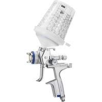 Pistolet de peinture 5000 B RP avec buse 1,2 et trois godets polyvalents RPS 0,3 l/0,6 l/0,9 L, Entr&eacute;e d'air 1/4" NPT, 10,24 pi³/min, Capacit&eacute; 0,3 L/0,6 L/0,9 L, 0,17 psi Fastek