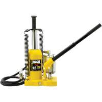 Pro Series Bottle Jack, 12 Ton(s), Air Hydraulic, 18-1/2" Raised Height Fastek