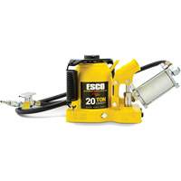 Pro Series “Shorty” Bottle Jack, 20 Ton(s), Air Hydraulic, 12-5/8" Raised Height Fastek