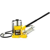 Pro Series “Shorty” Bottle Jack, 20 Ton(s), Air Hydraulic, 12-5/8" Raised Height Fastek