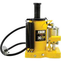 Pro Series  Bottle Jack, 30 tons, Air Hydraulic, 20" Raised Height Fastek