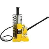 Pro Series  Bottle Jack, 30 tons, Air Hydraulic, 20" Raised Height Fastek